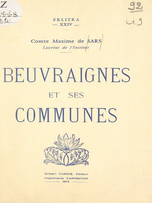 cover image of Beuvraignes et ses communes